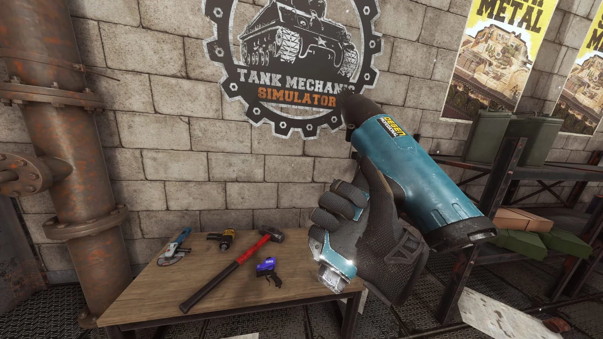 Tank Mechanic Simulator VR screenshot 2