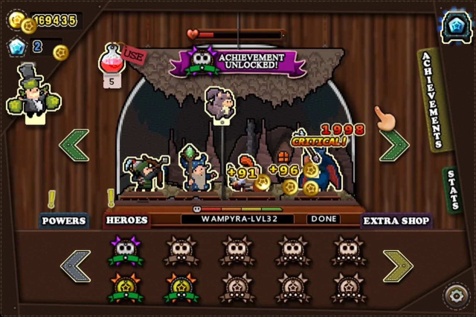 Tap Heroes screenshot 3