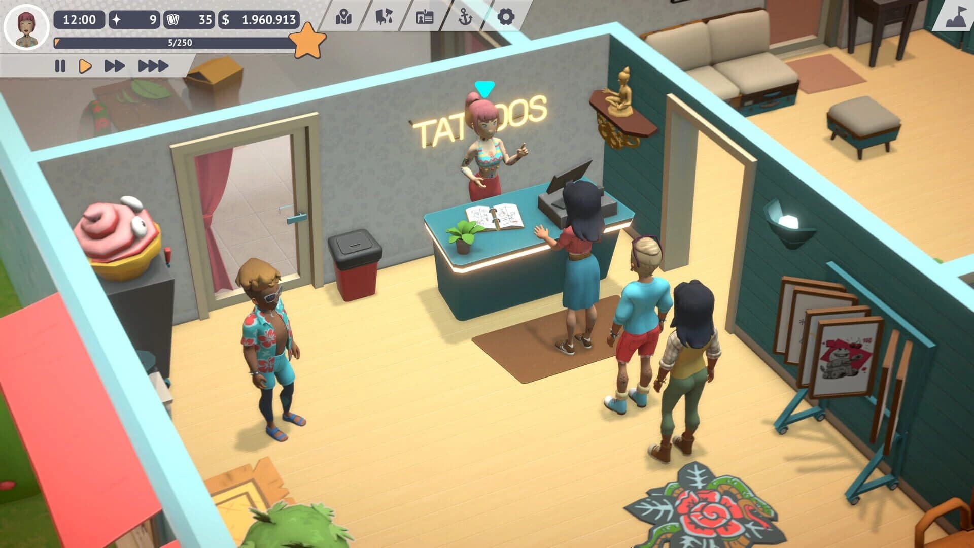 Tattoo Tycoon screenshot 2