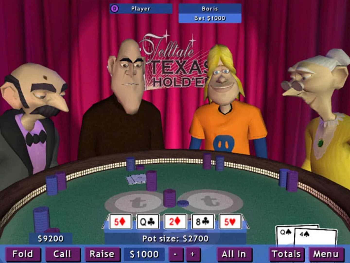 Telltale Texas Hold'em screenshot 4