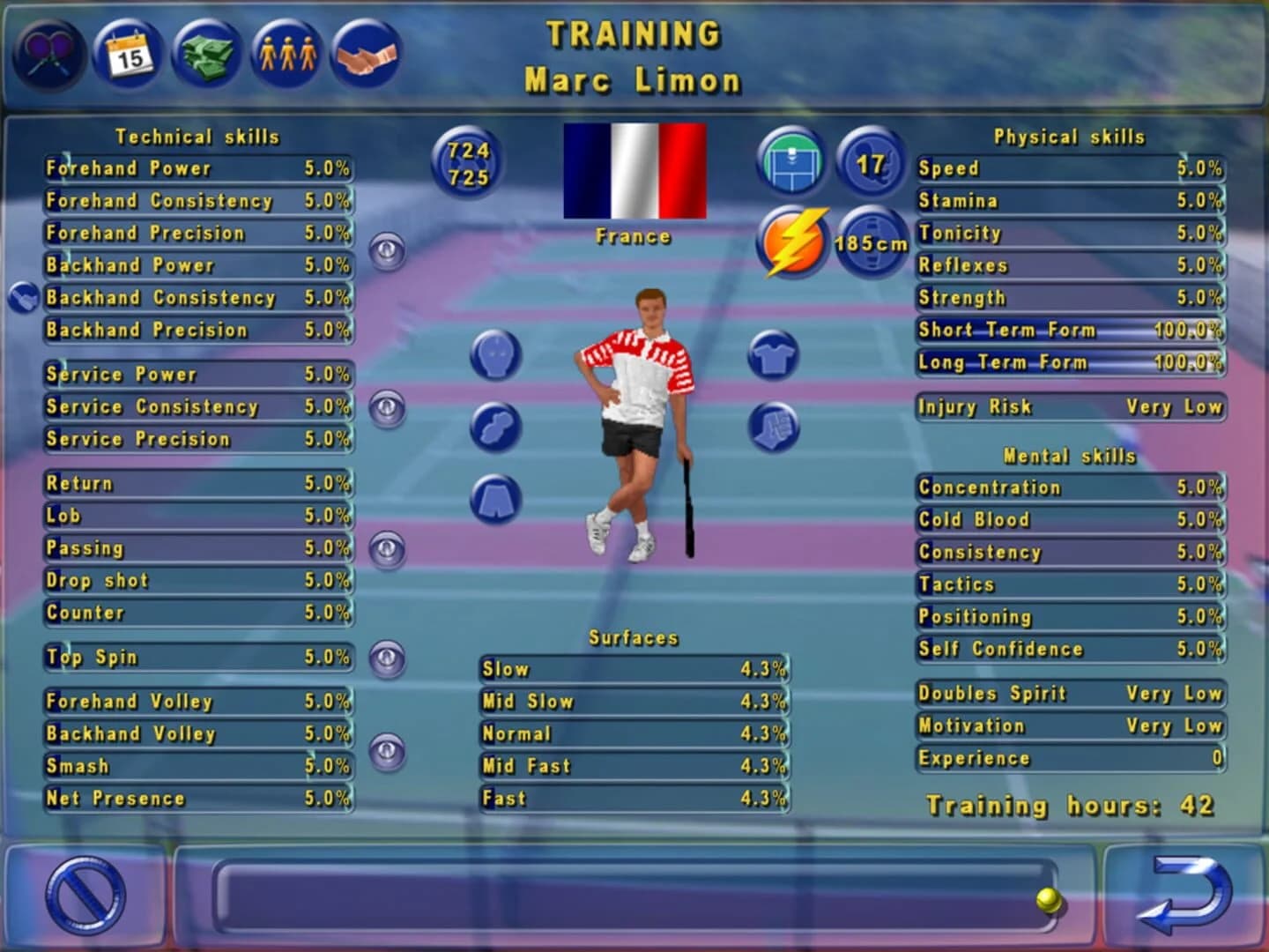 Tennis Elbow Manager screenshot 3