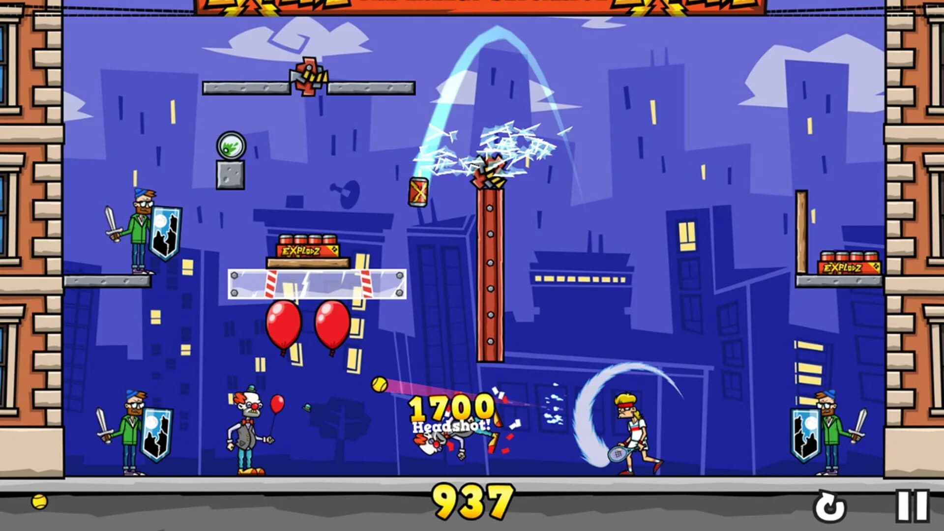 Tennis in the Face screenshot 2