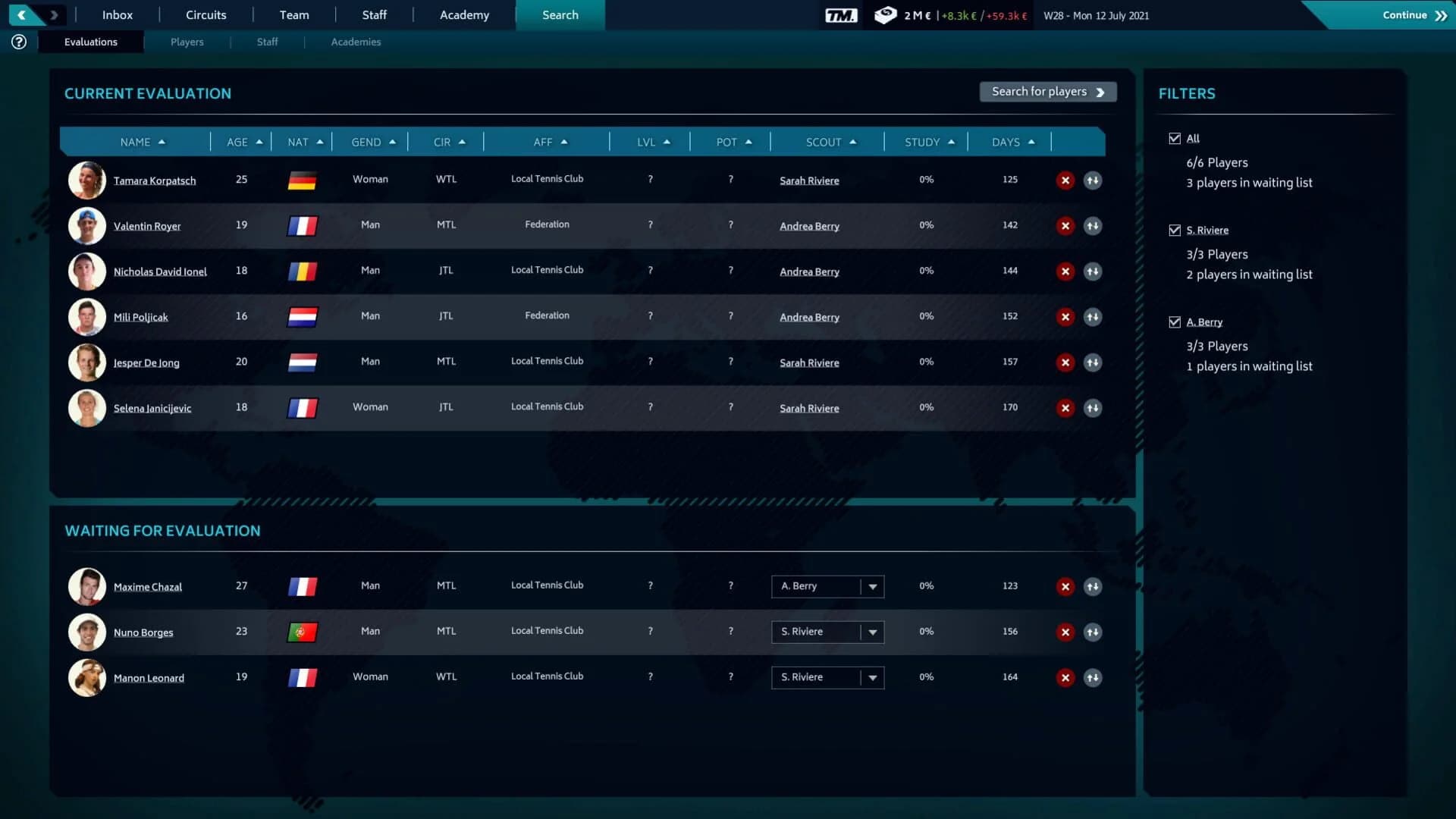 Tennis Manager 2021 screenshot 3