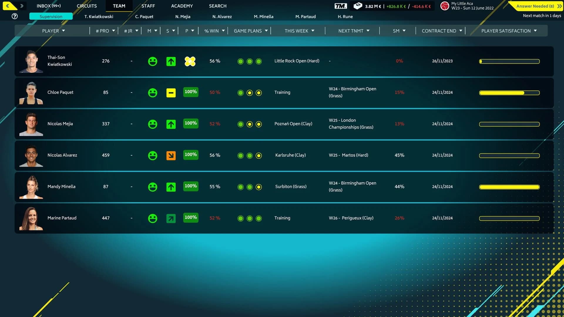 Tennis Manager 2022 screenshot 2