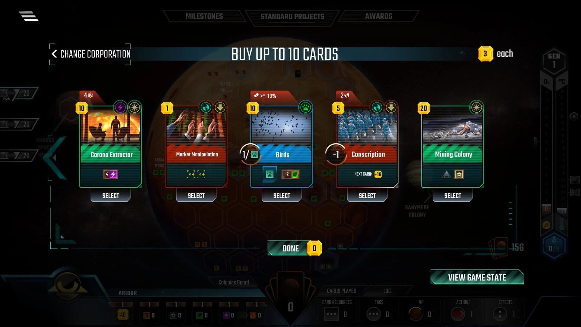 Terraforming Mars: Colonies screenshot 1