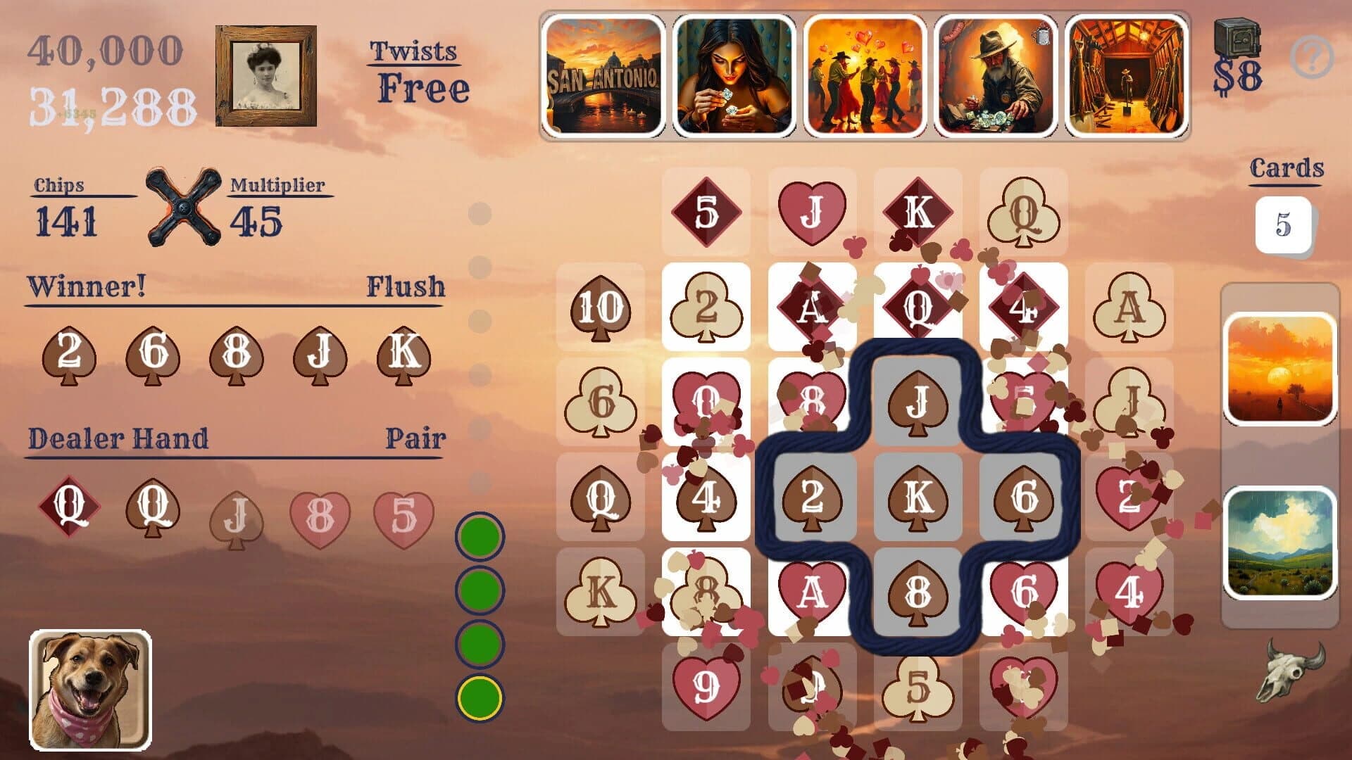 Texas Twist Poker 3 Bandit's Run screenshot 4