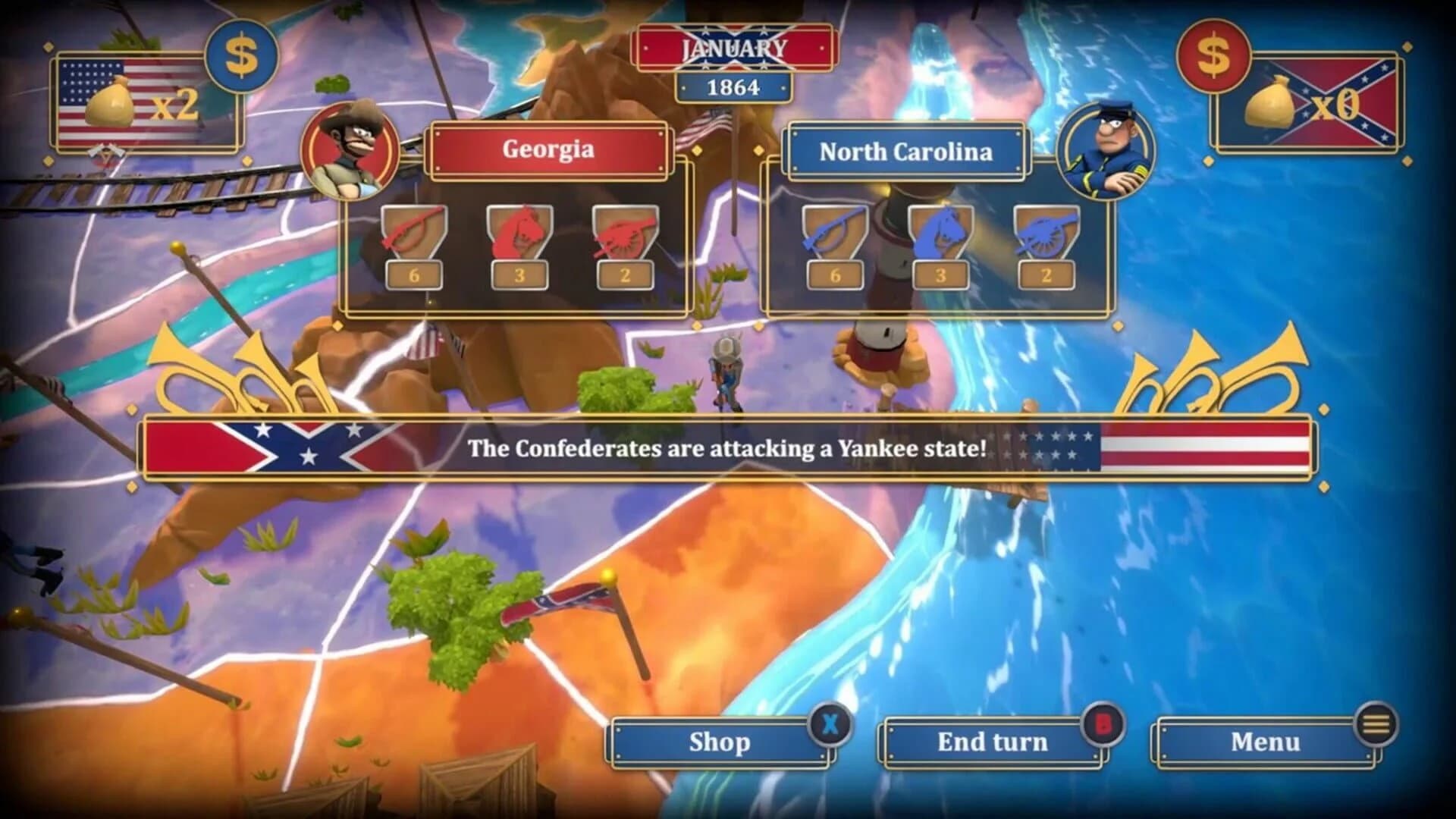 The Bluecoats: North & South screenshot 4