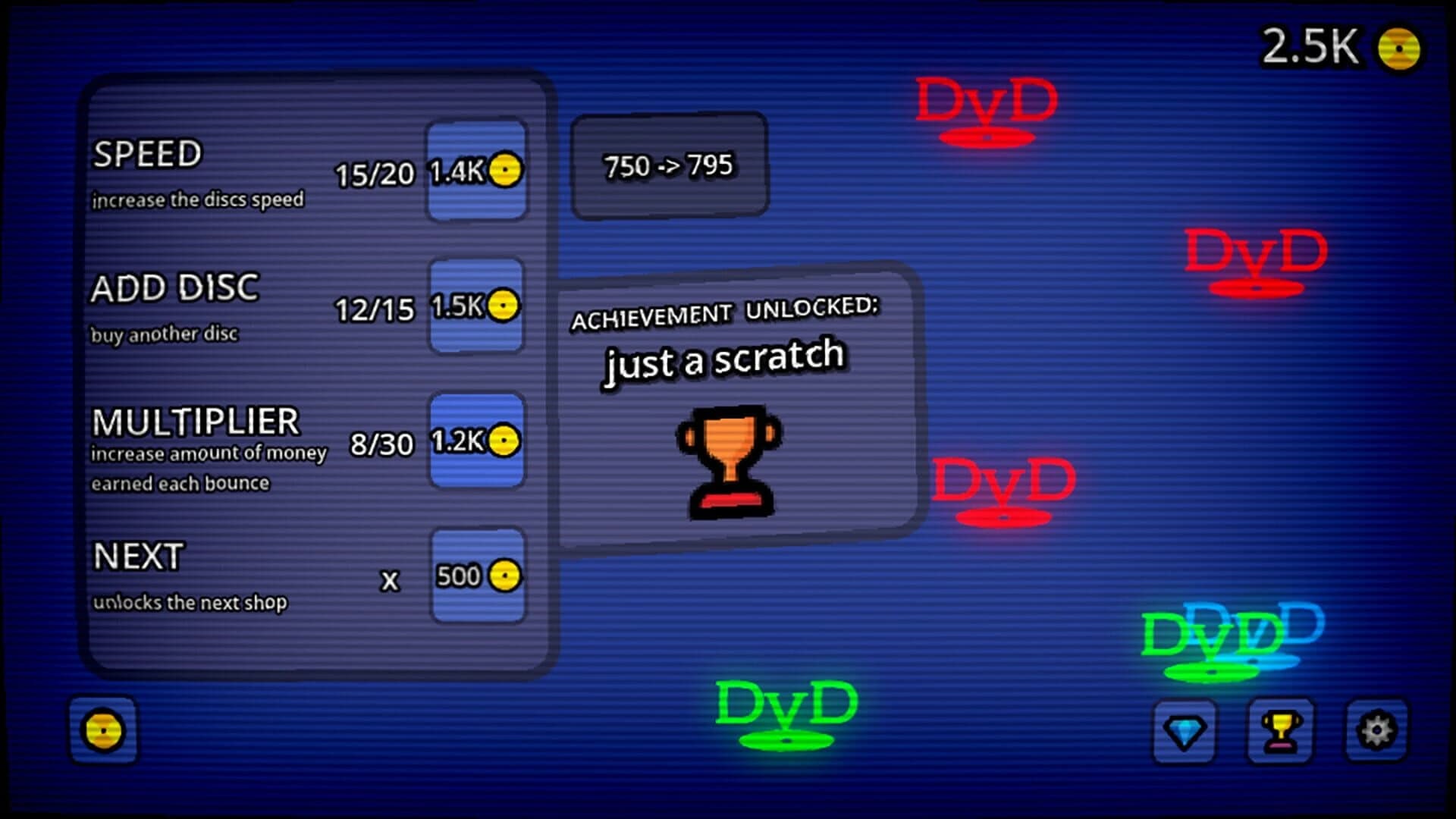 The DvD Idle Game screenshot 2