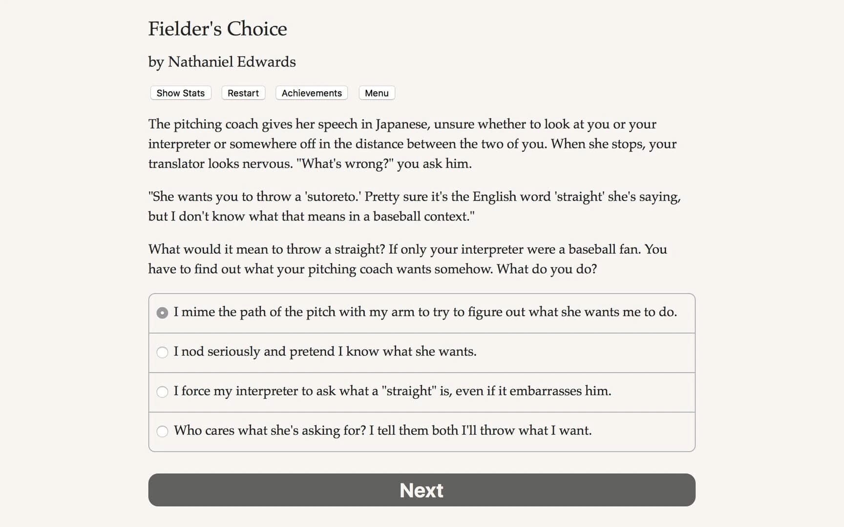 The Fielder's Choice screenshot 3