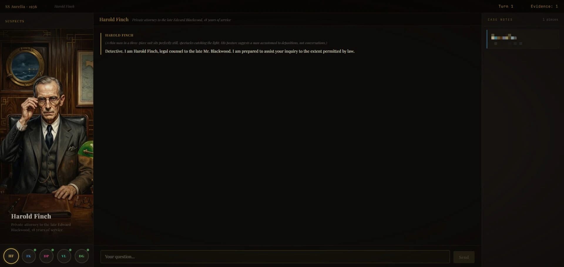 The Last Voyage of the SS Aurelia screenshot 1