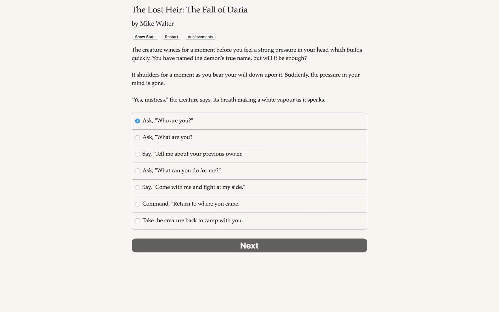 The Lost Heir: The Fall of Daria screenshot 5