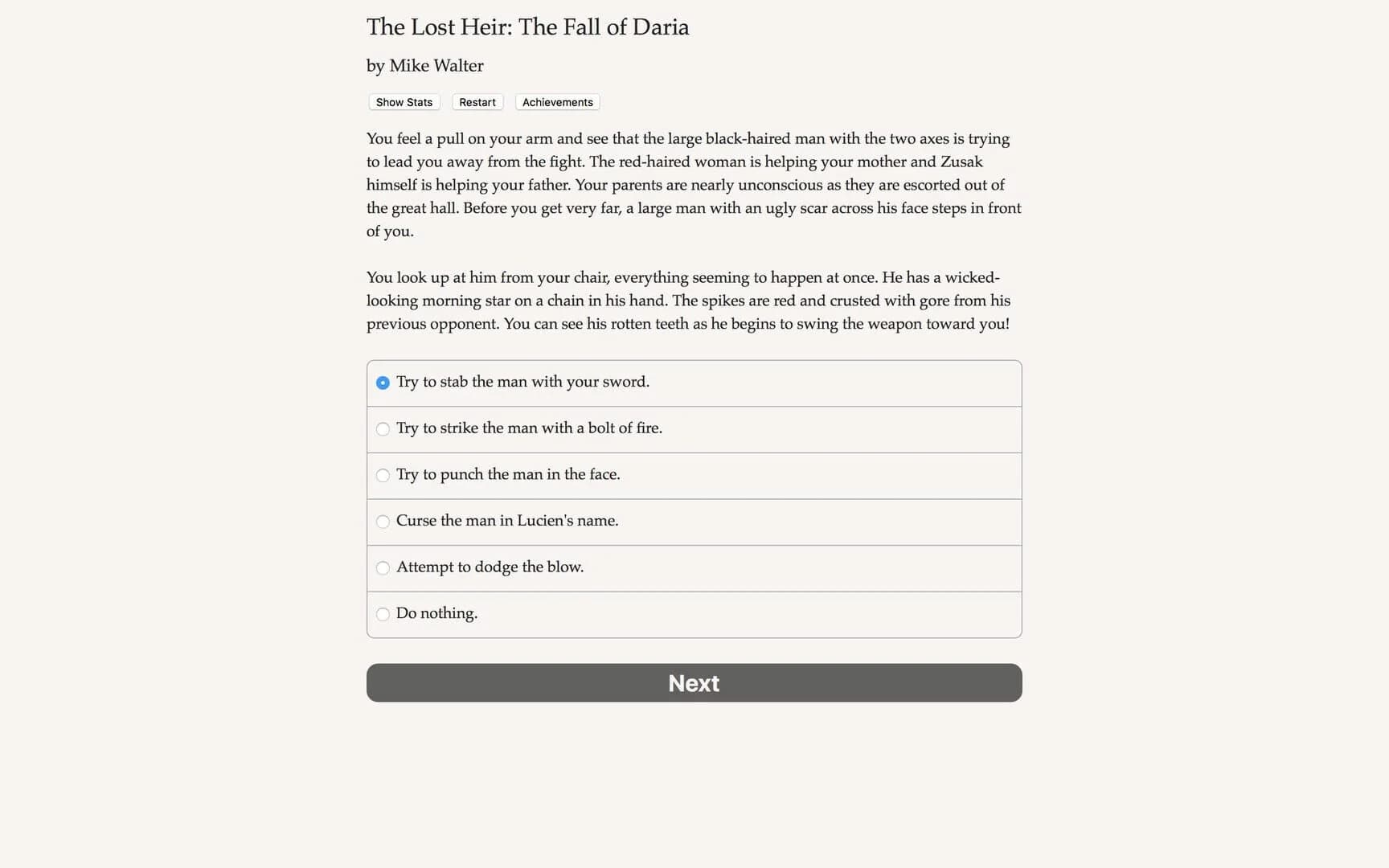 The Lost Heir: The Fall of Daria screenshot 3