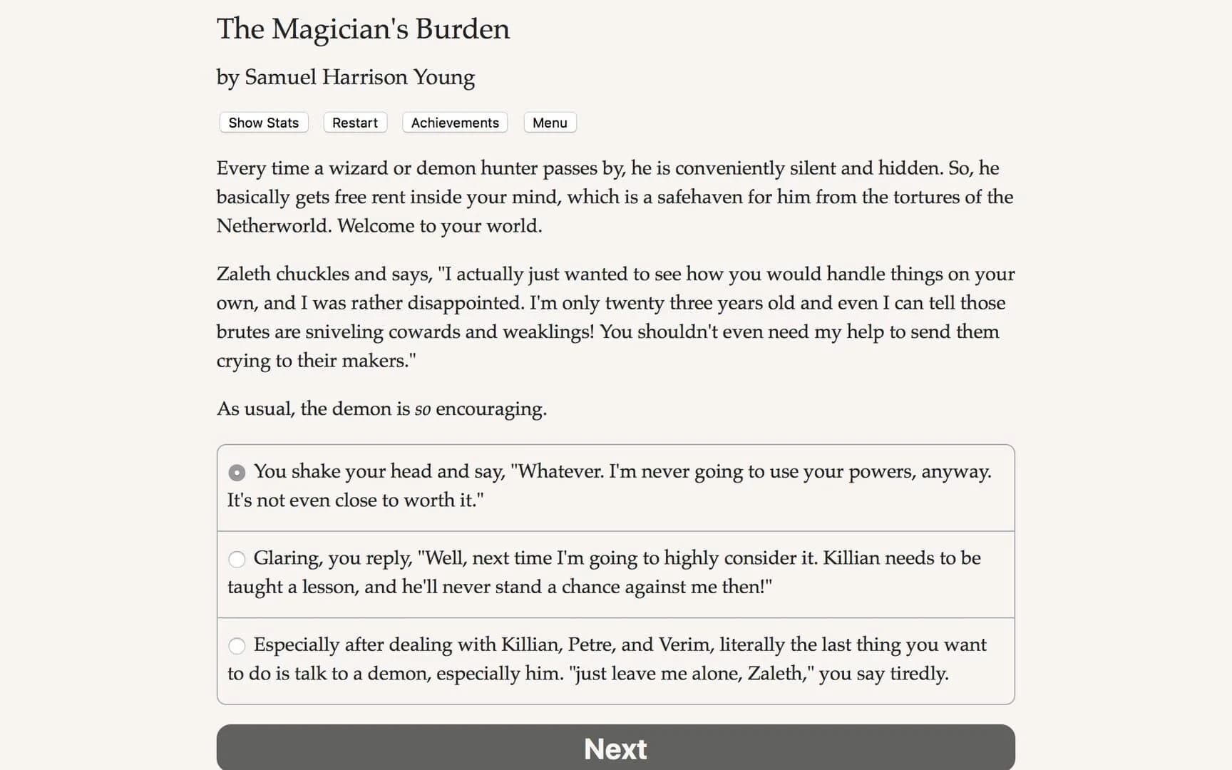 The Magician's Burden screenshot 2
