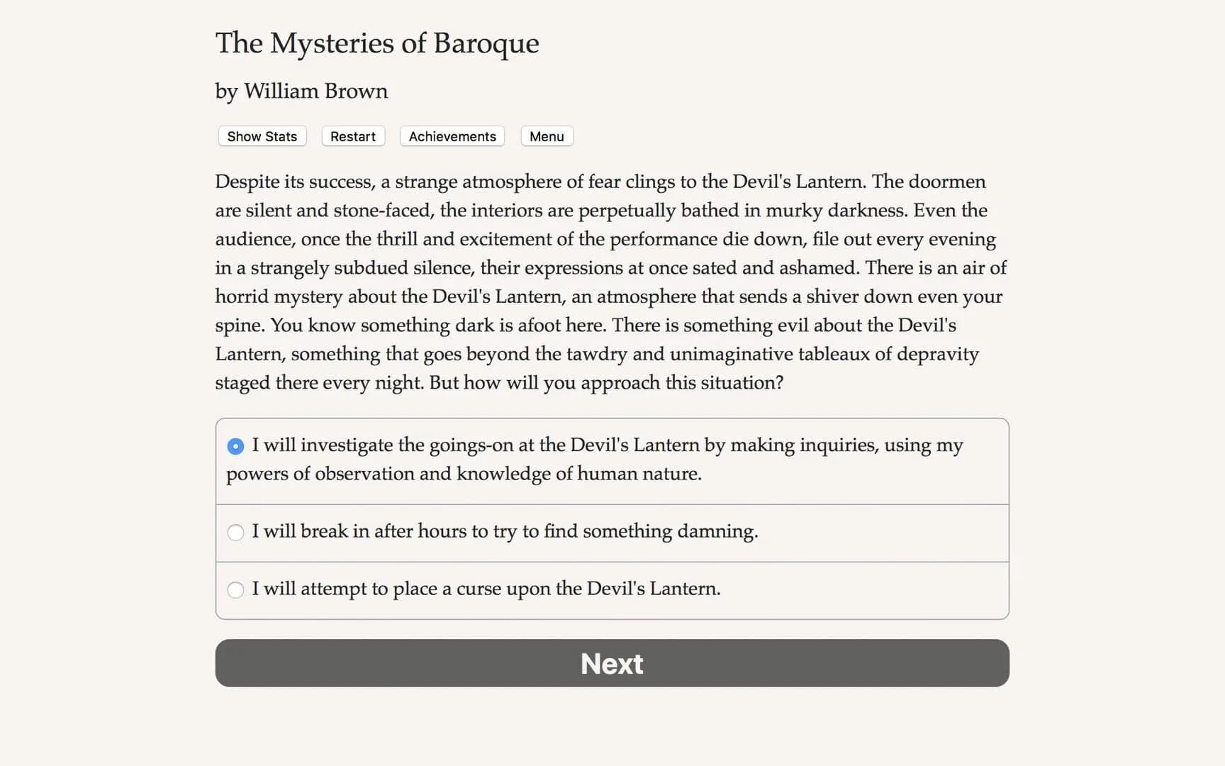 The Mysteries of Baroque screenshot 2