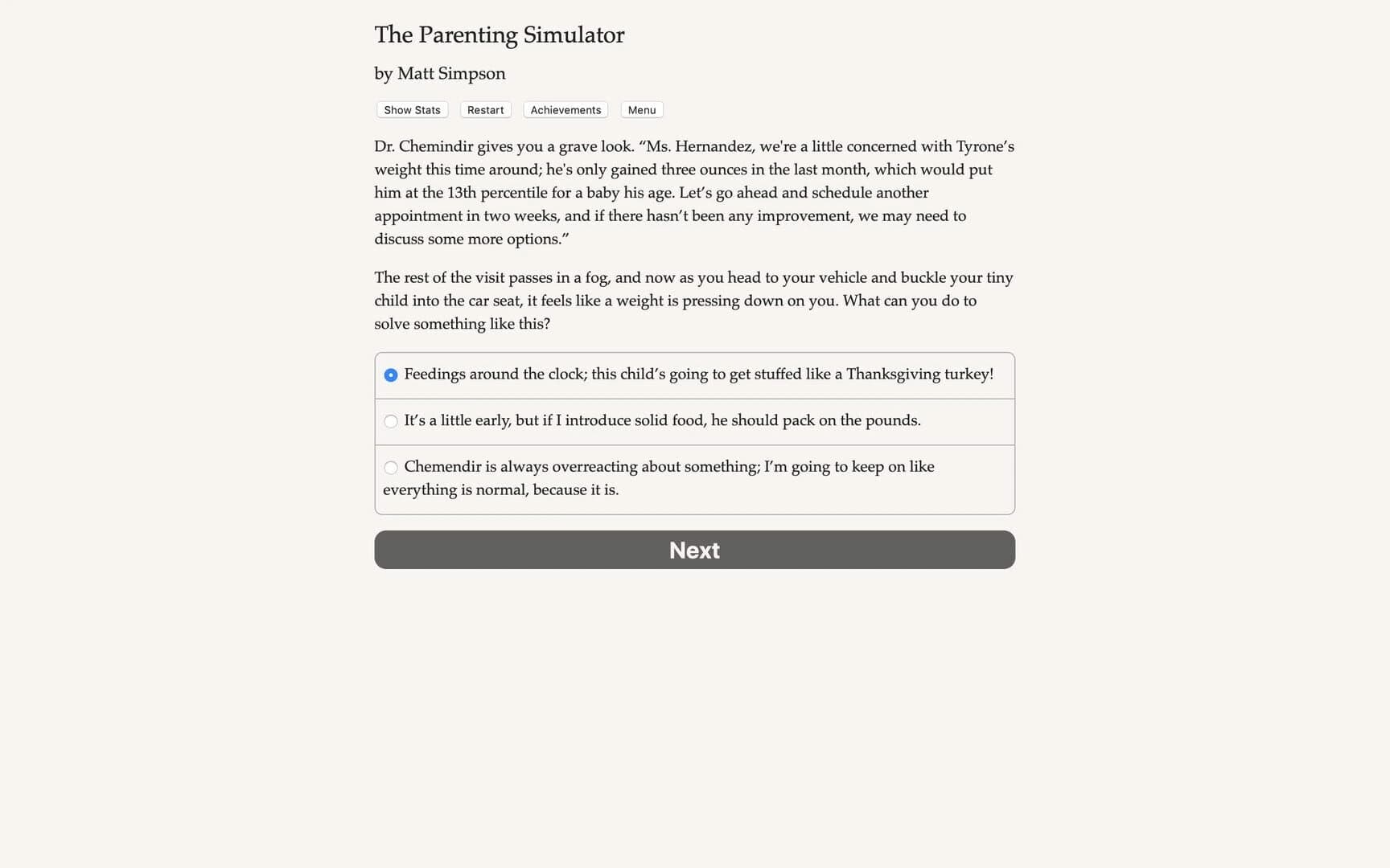 The Parenting Simulator screenshot 2