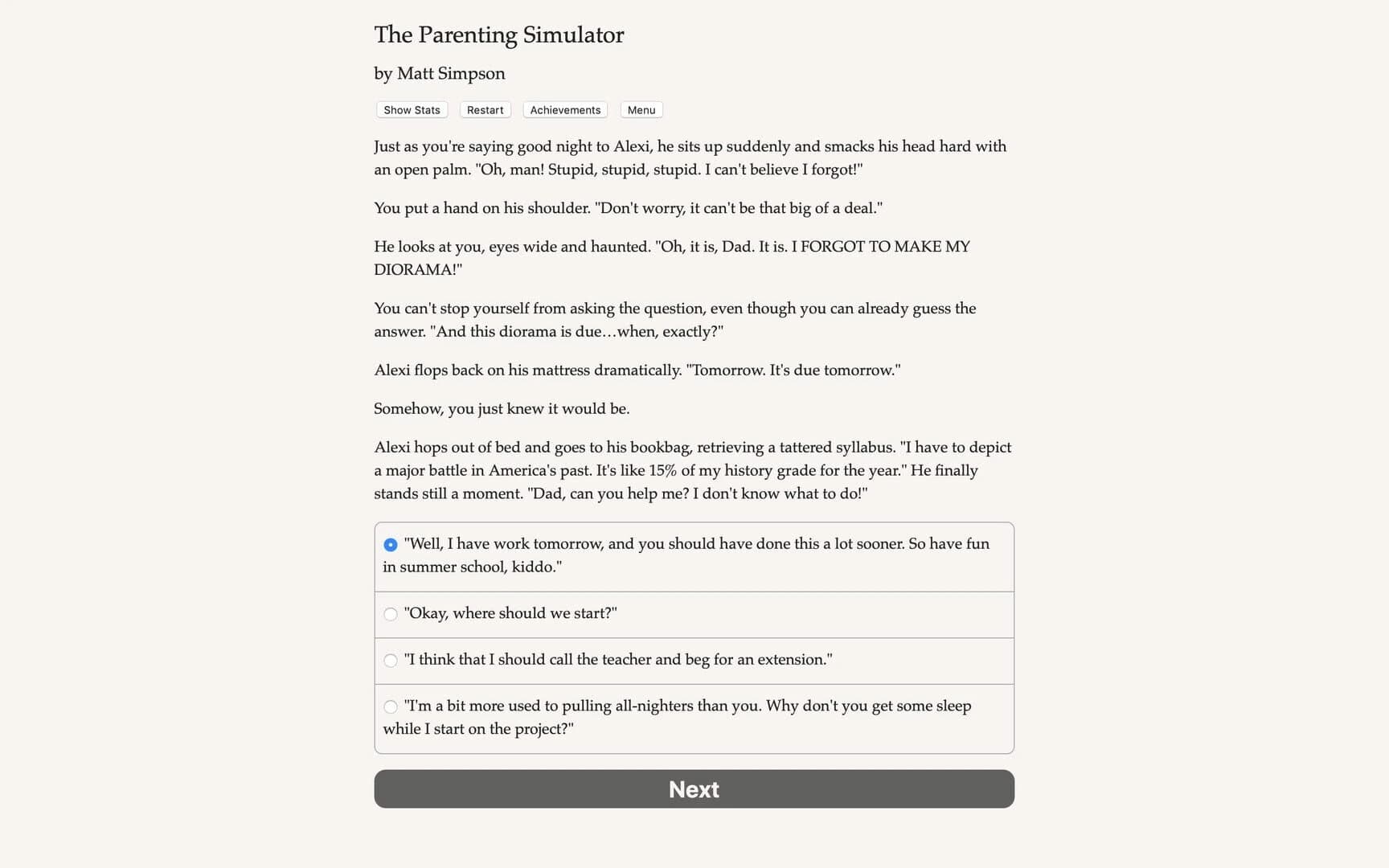 The Parenting Simulator screenshot 5