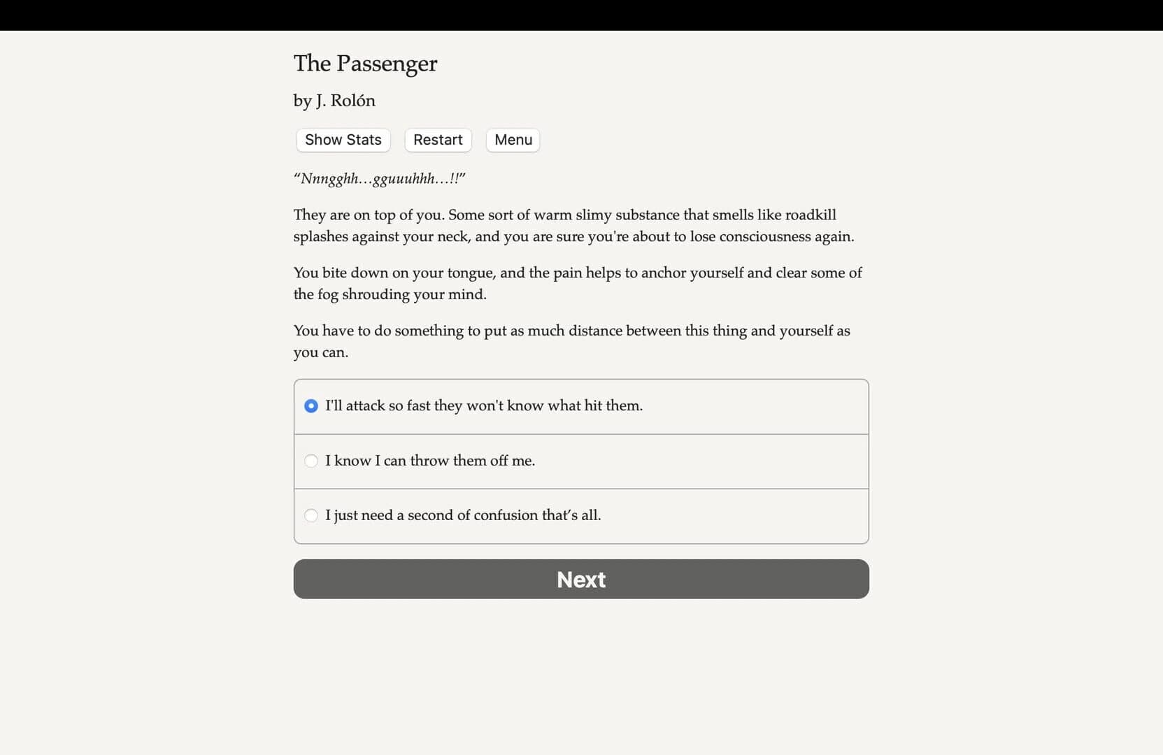 The Passenger screenshot 1