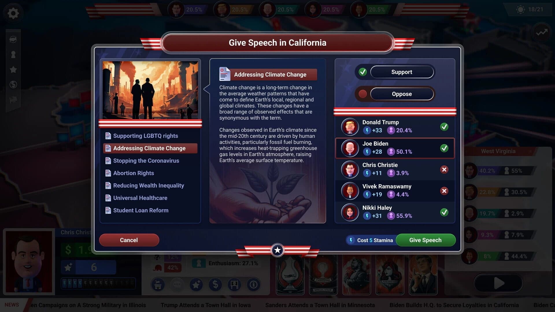 The Political Machine 2024 screenshot 4