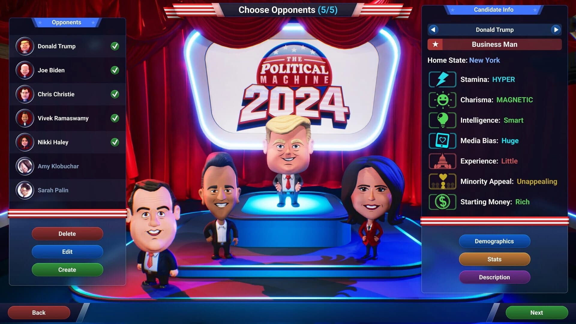 The Political Machine 2024 screenshot 5