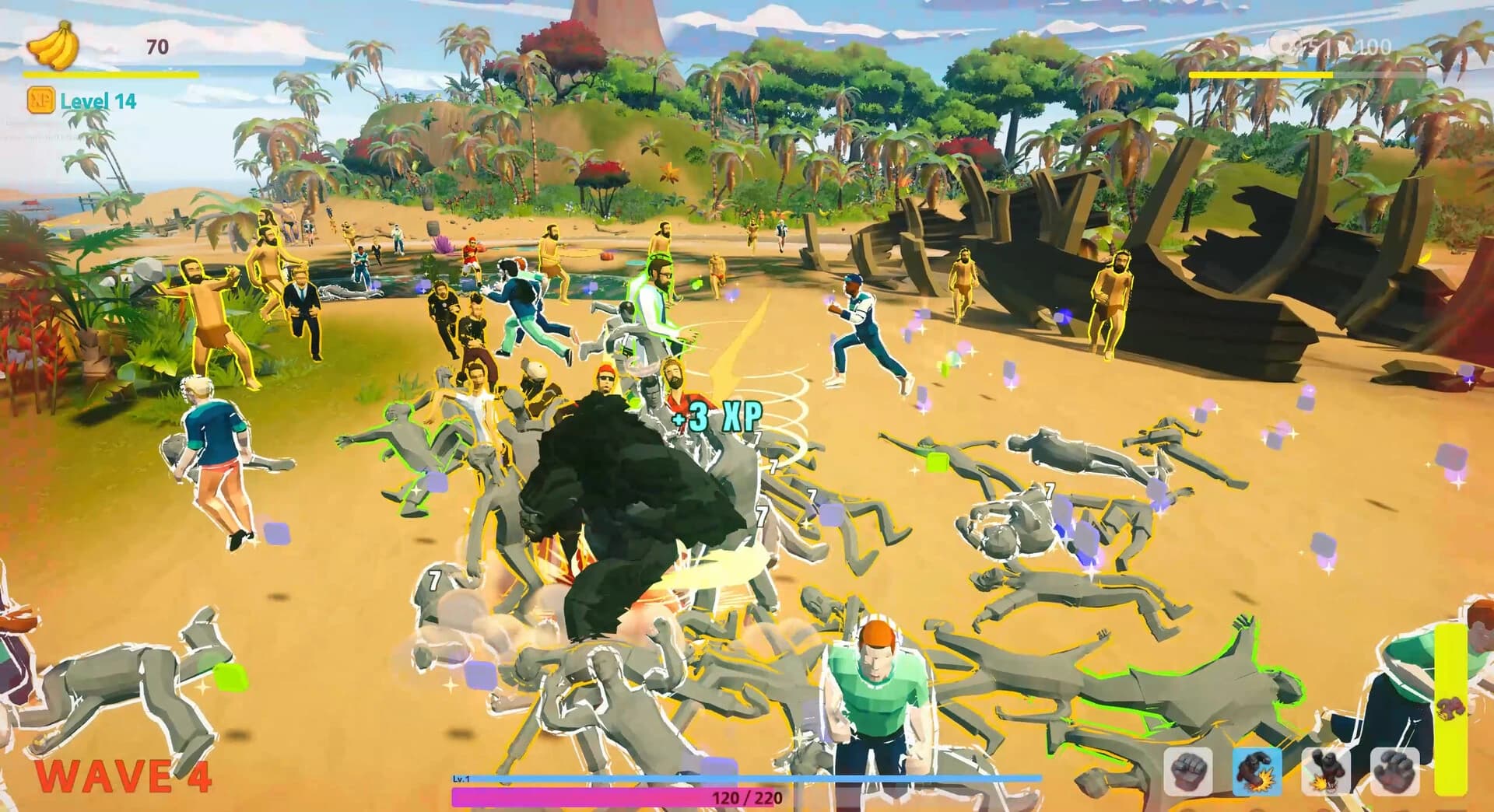 The Showdown: Gorilla vs 100 screenshot 4