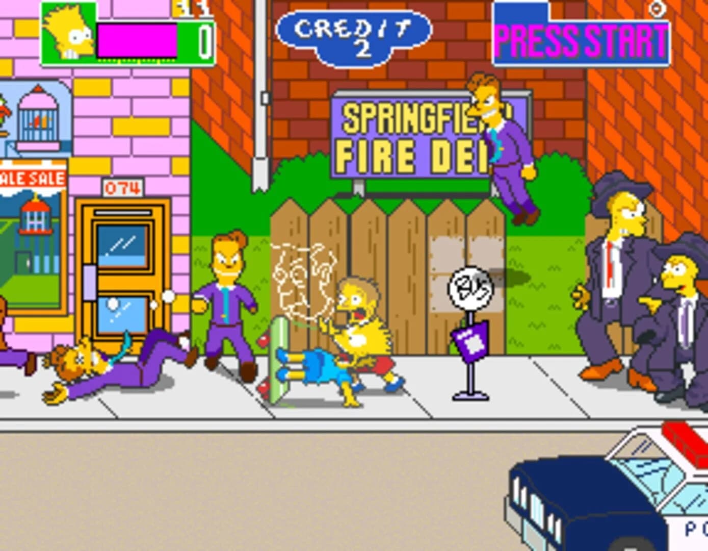 The Simpsons Arcade Game screenshot 3