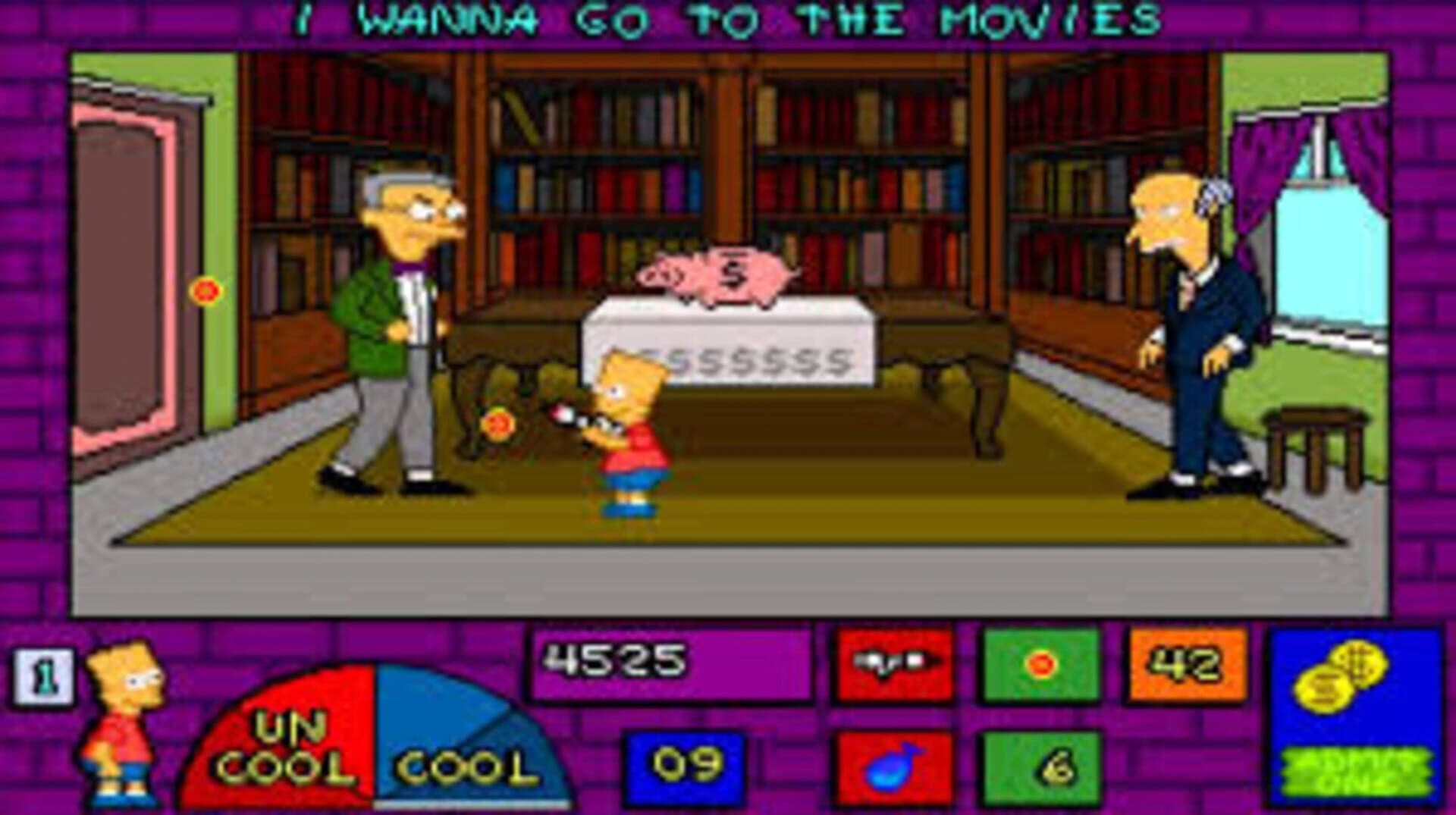 The Simpsons: Bart's House of Weirdness screenshot 30