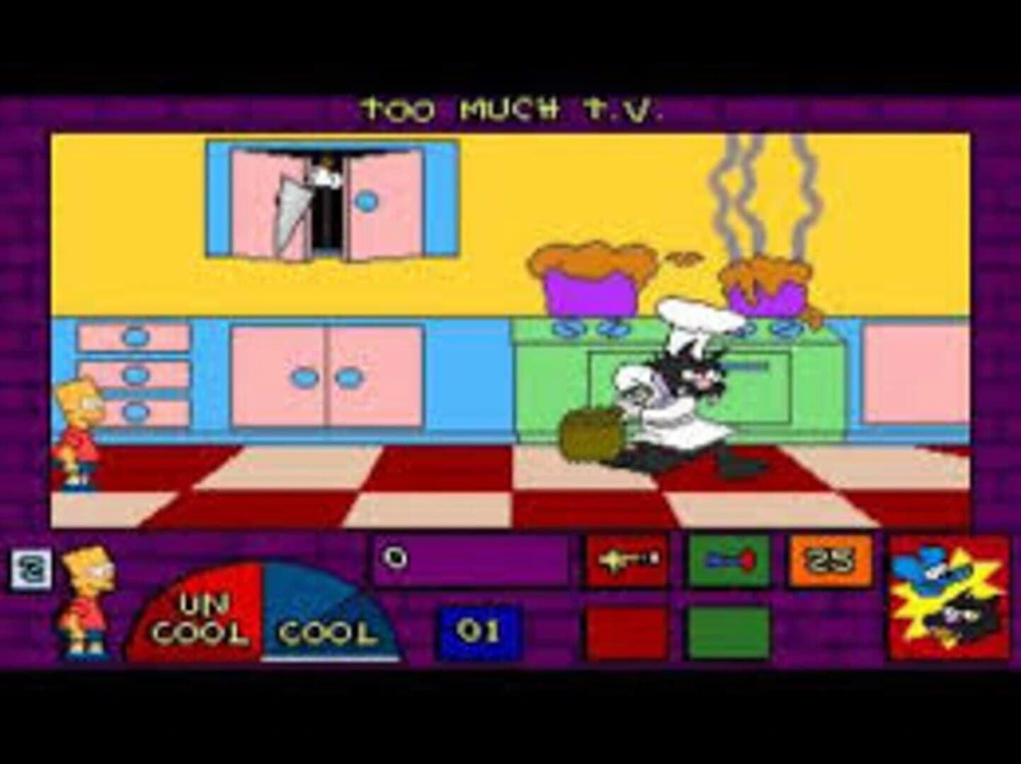 The Simpsons: Bart's House of Weirdness screenshot 25