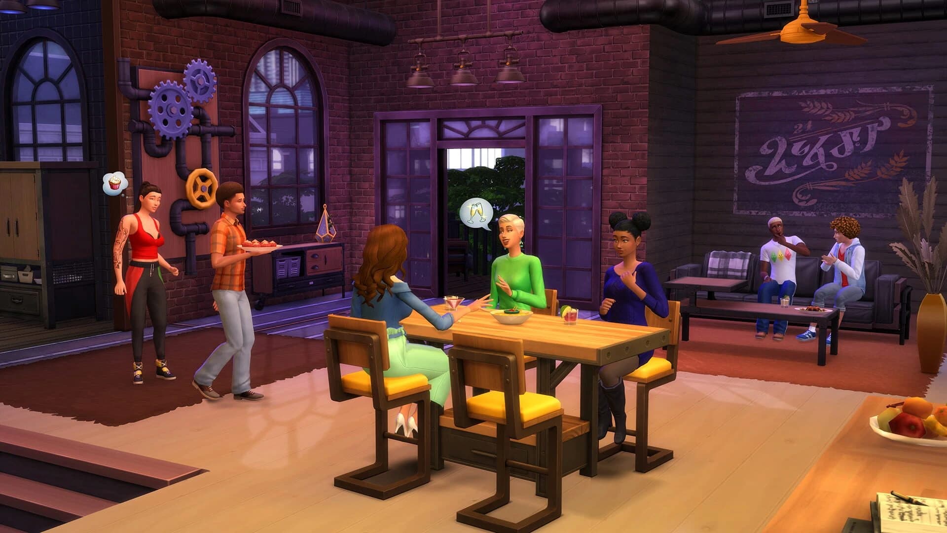 The Sims 4: Industrial Loft Kit screenshot 2