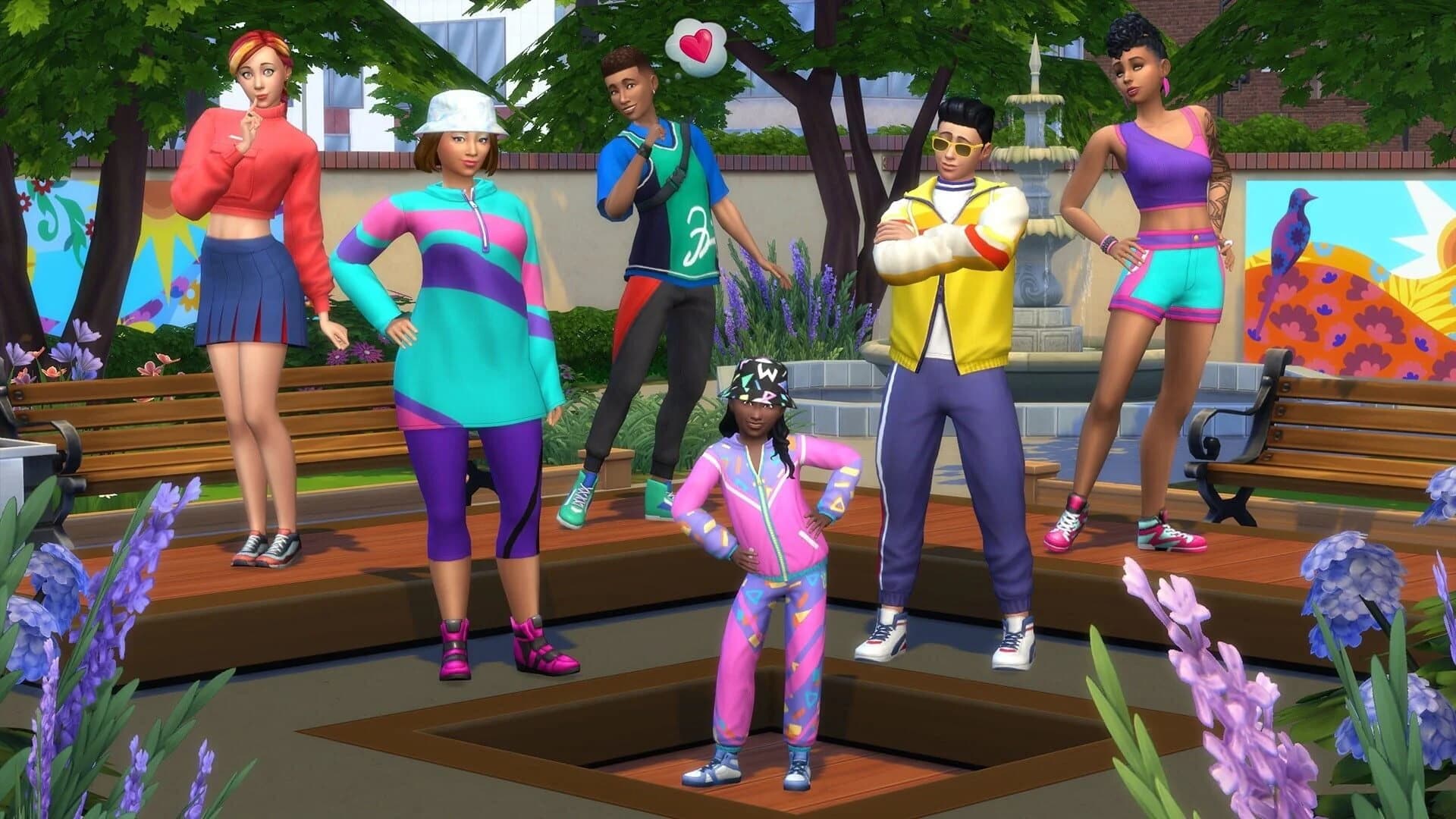 The Sims 4: Throwback Fit Kit screenshot 1