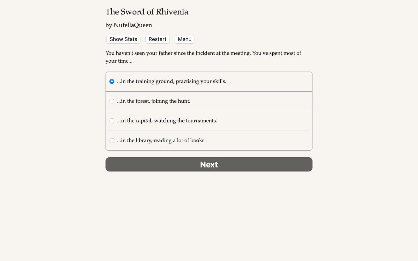 The Sword of Rhivenia screenshot 1
