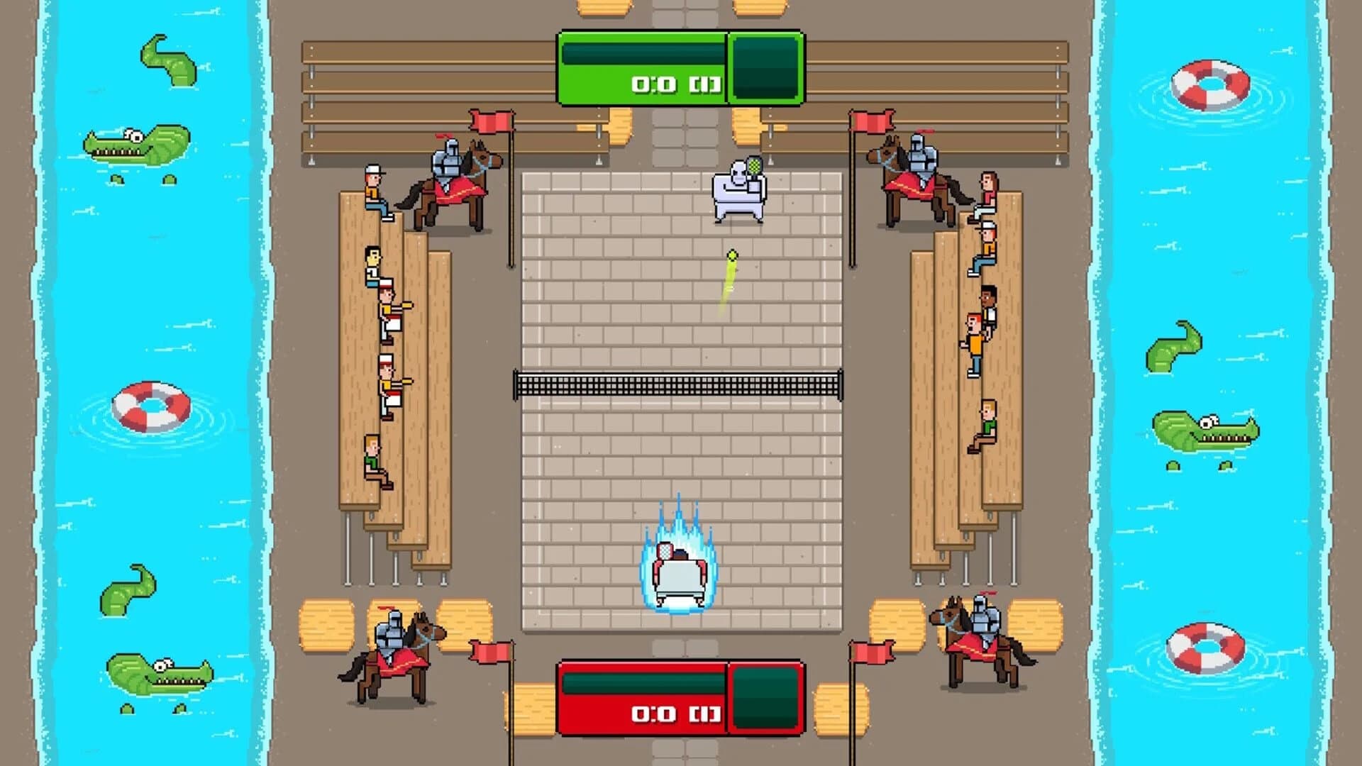 Timber Tennis: Versus screenshot 4