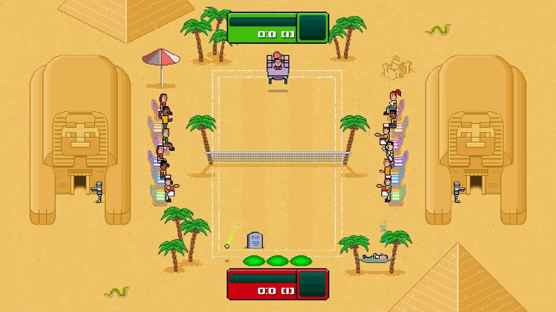 Timber Tennis: Versus screenshot 1