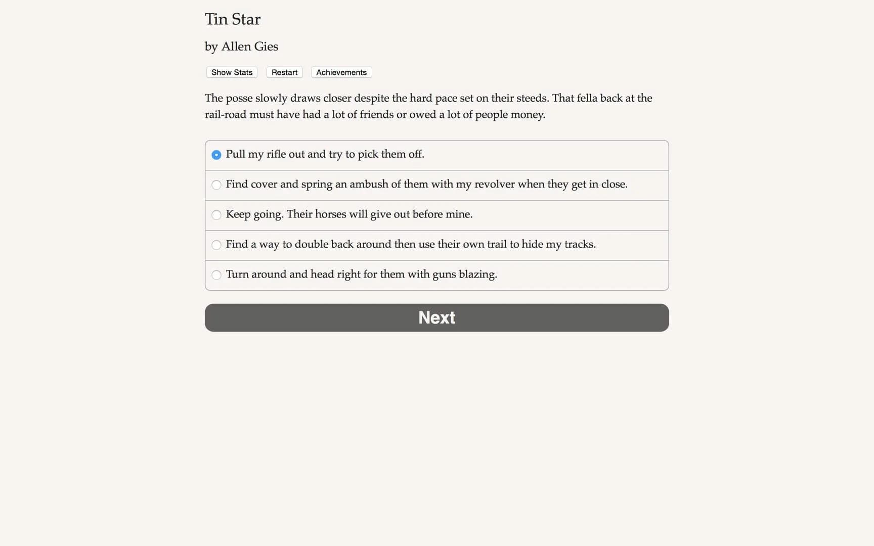 Tin Star screenshot 3