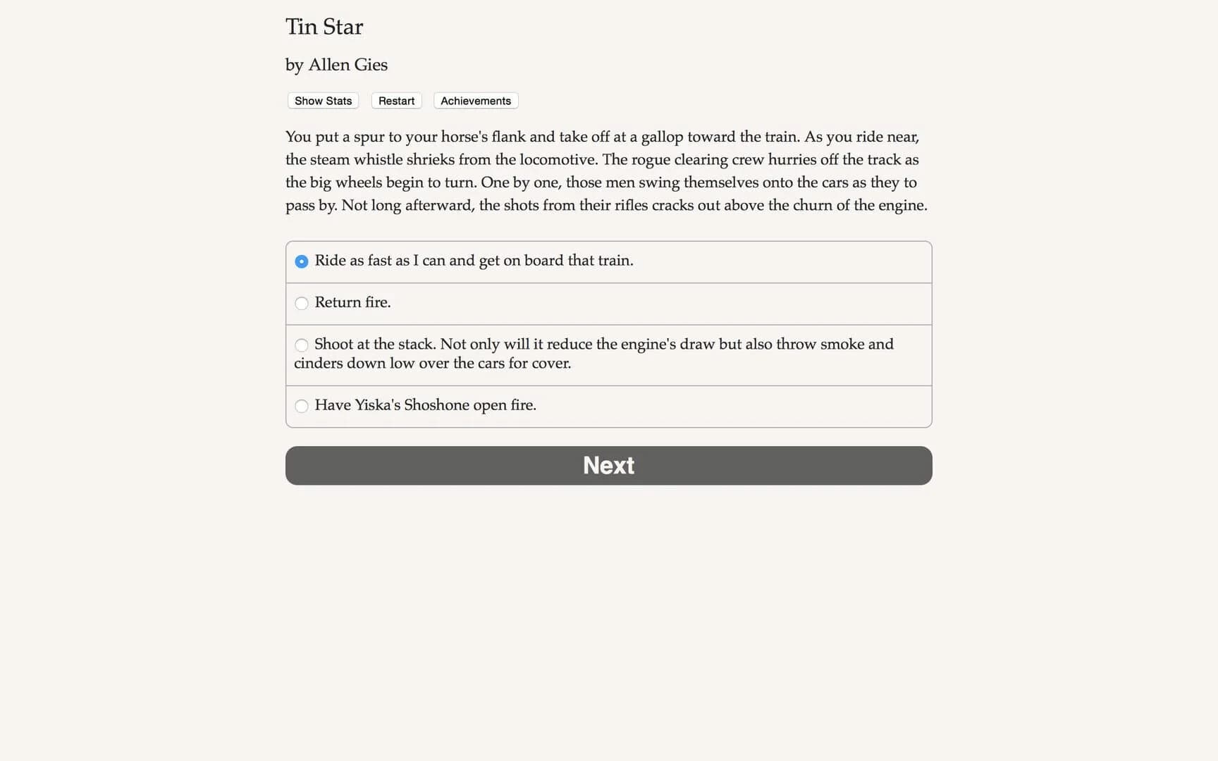 Tin Star screenshot 1