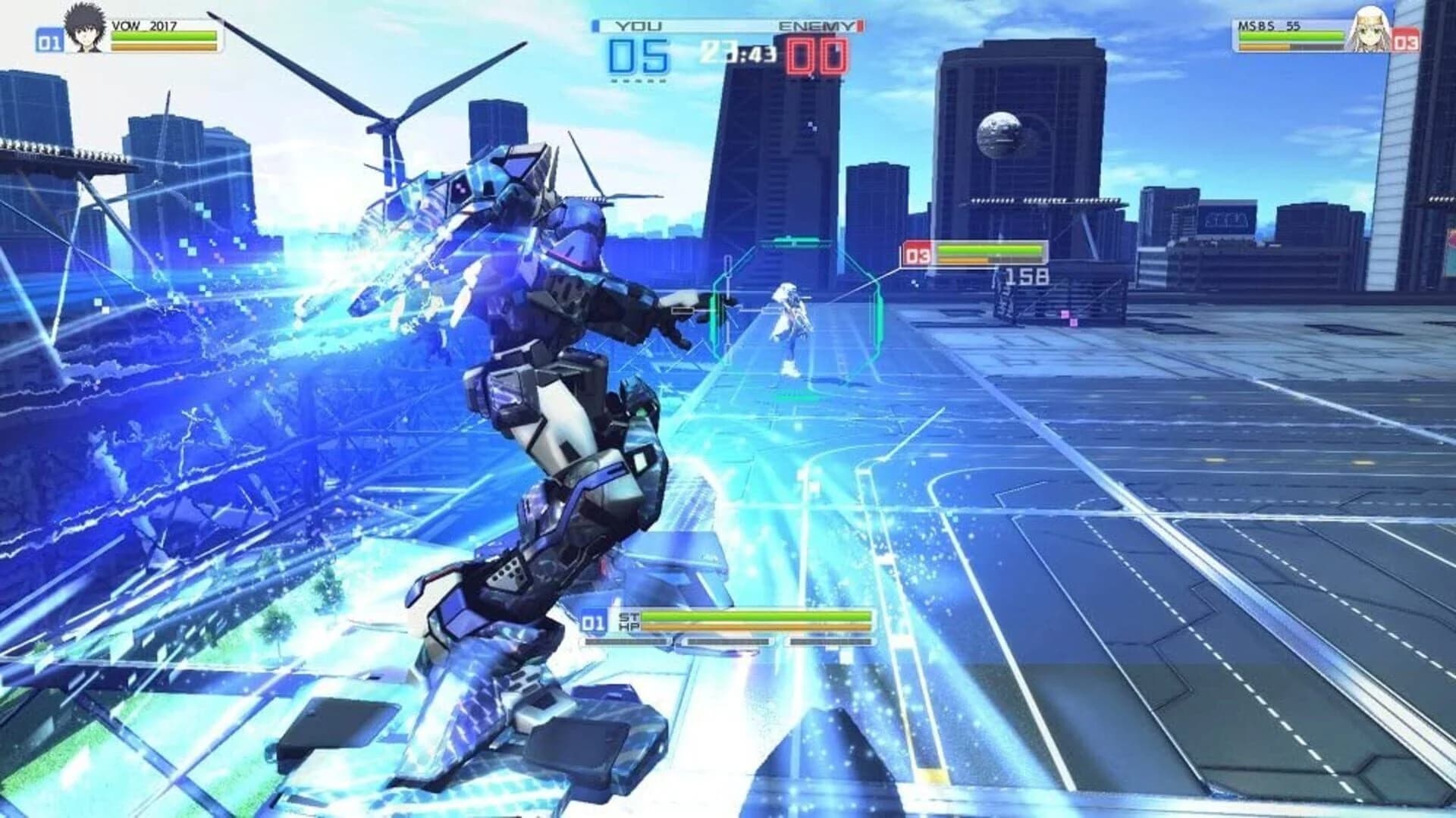 Toaru Majutsu no Virtual-On screenshot 2
