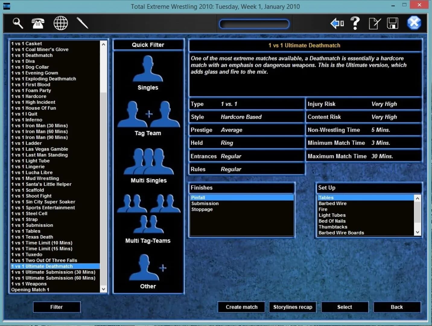 Total Extreme Wrestling 2010 screenshot 5