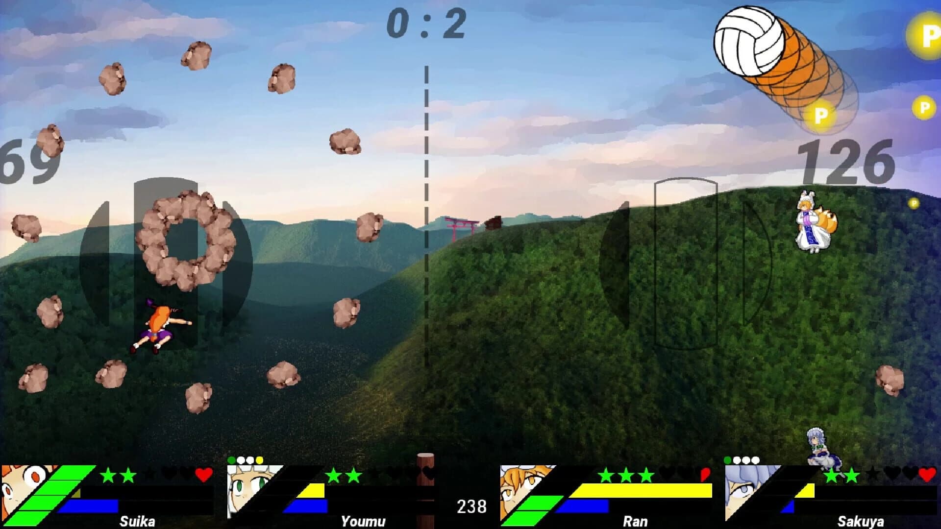 Touhou Volleyball Danmaku screenshot 3