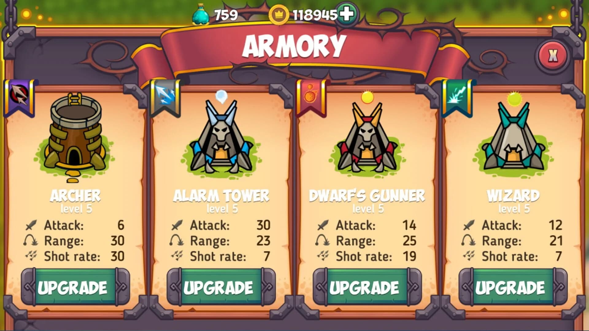 Tower Defense - Fantasy Tower Game screenshot 3