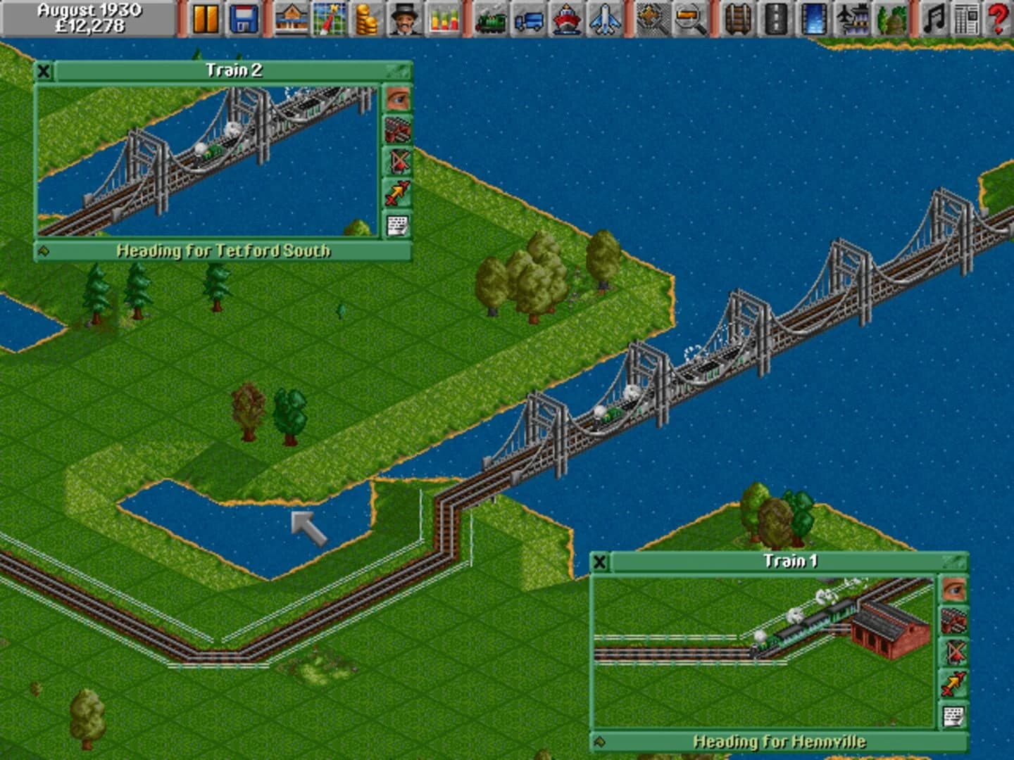 Transport Tycoon Deluxe screenshot 1