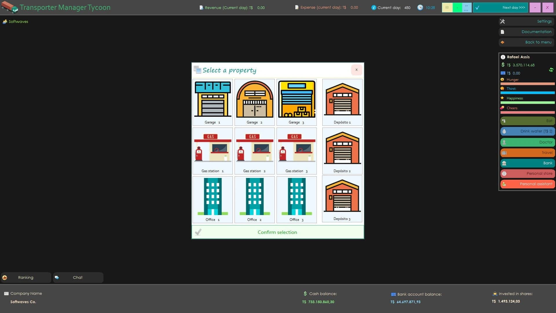 Transporter Manager Tycoon screenshot 1