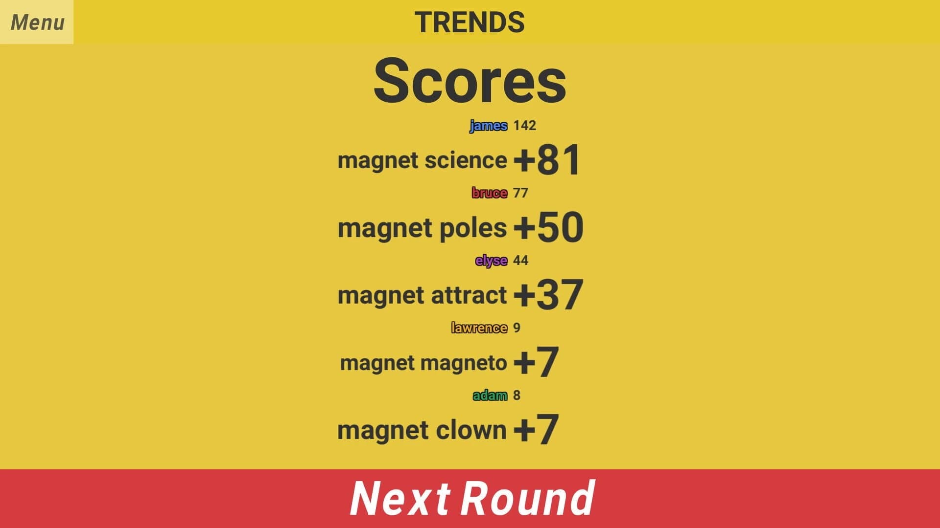Trends screenshot 1