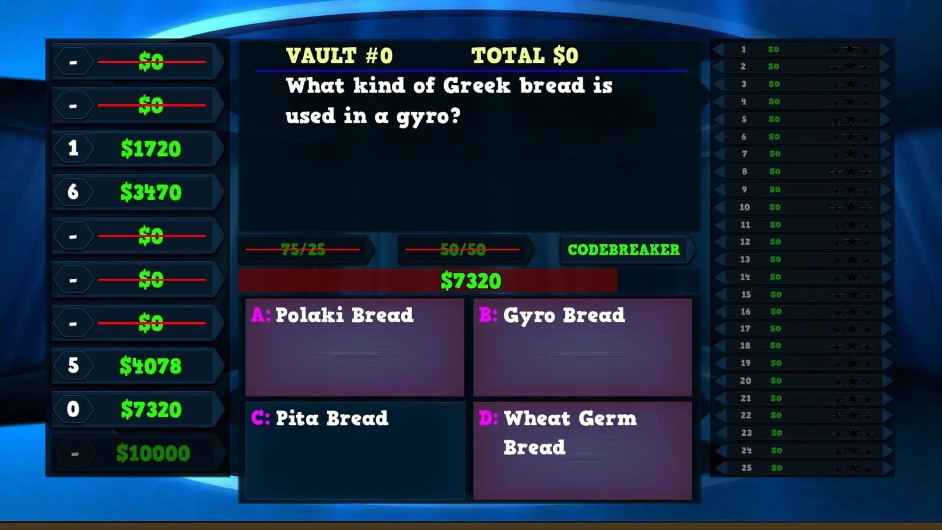 Trivia Vault: Food Trivia screenshot 2