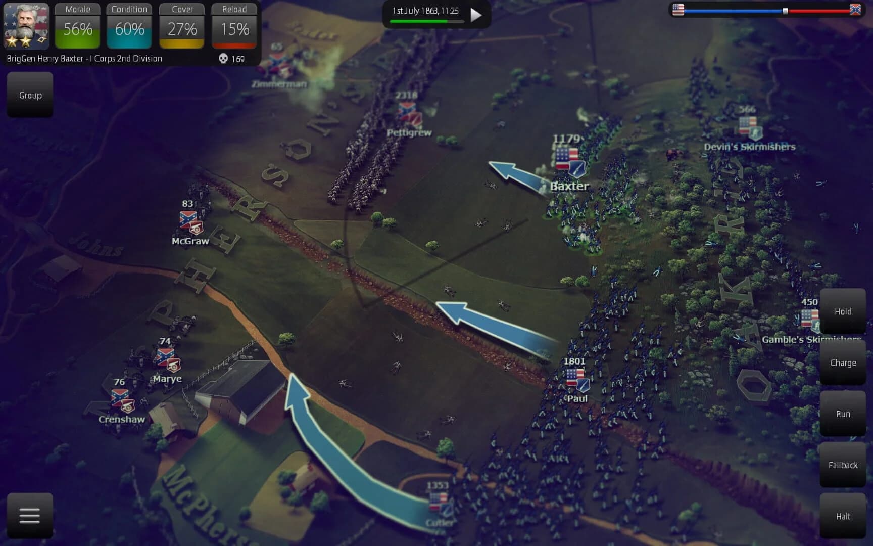 Ultimate General: Gettysburg screenshot 2