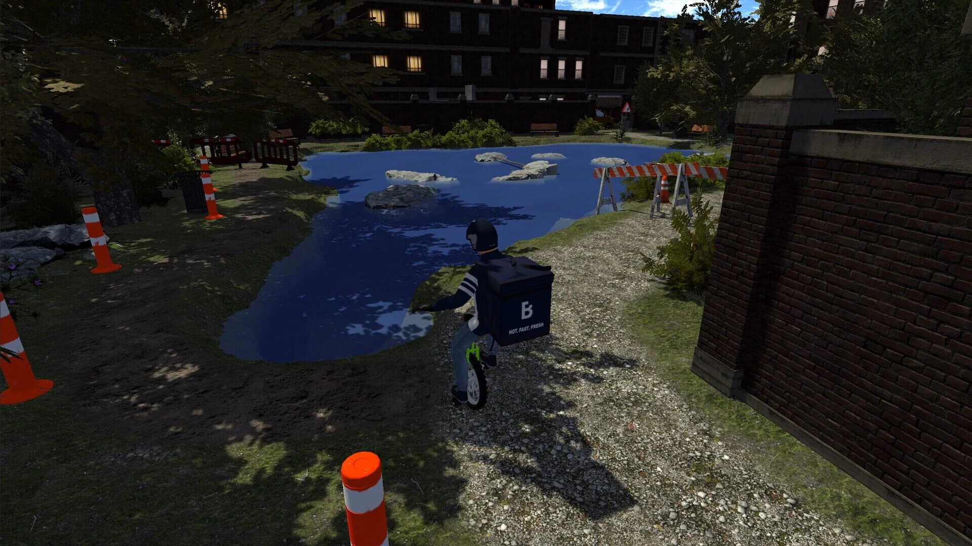 Unicycle Pizza Time! screenshot 3