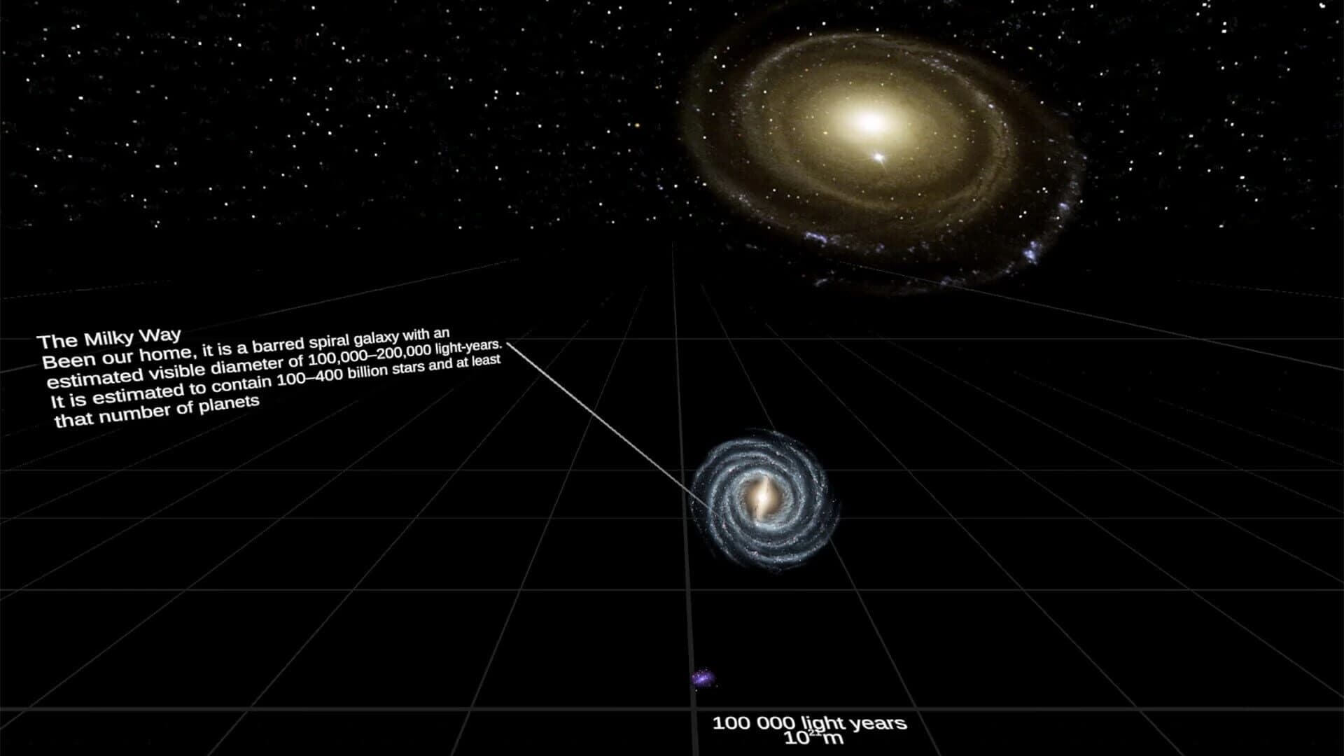 Universe Size Comparison VR screenshot 1