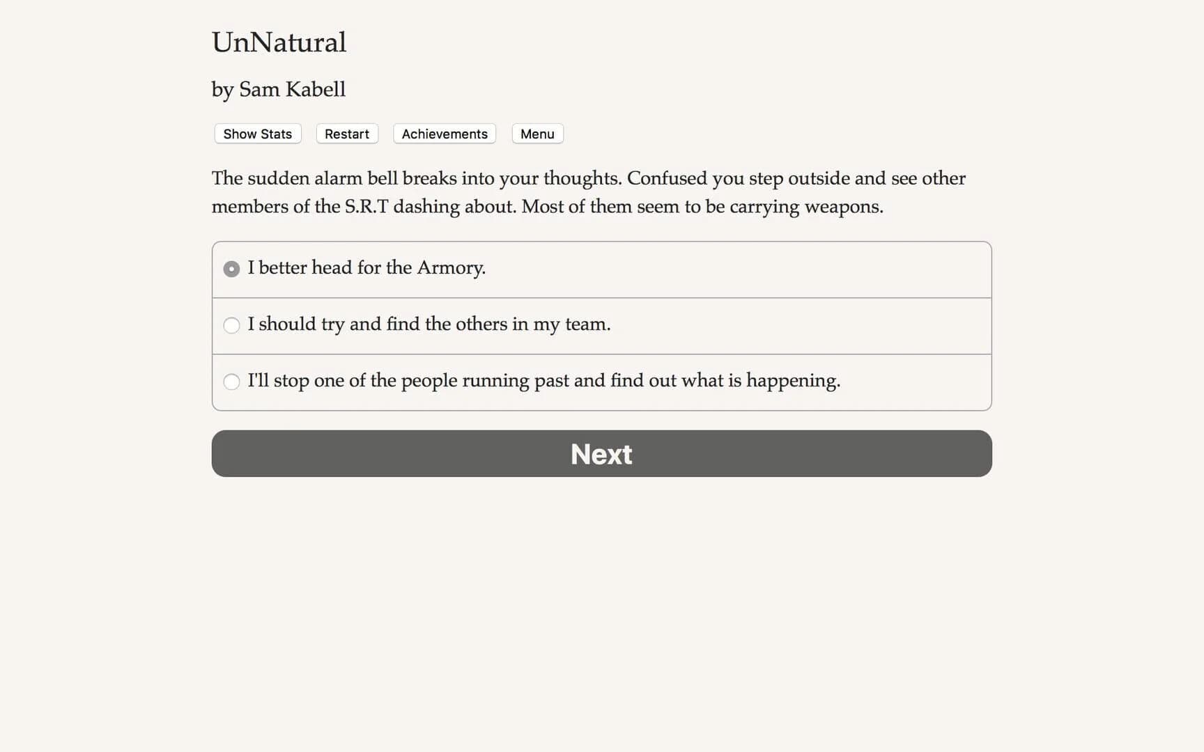 Unnatural screenshot 1