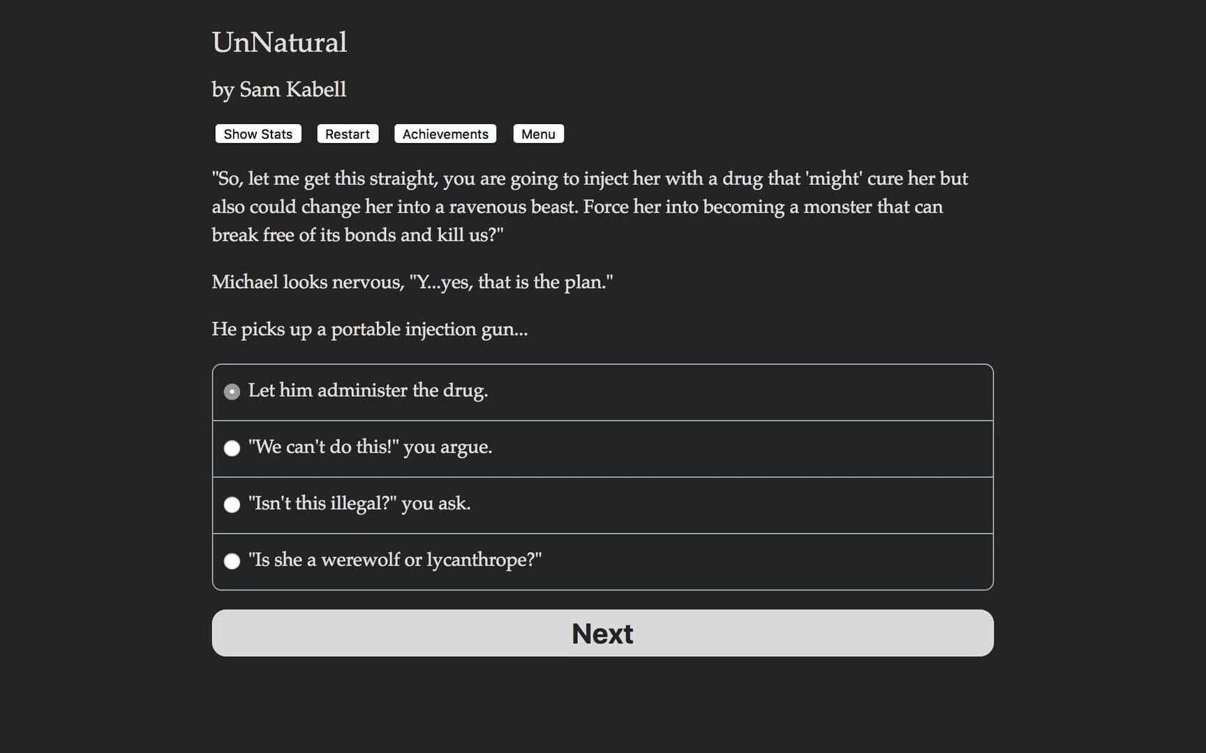 Unnatural screenshot 3