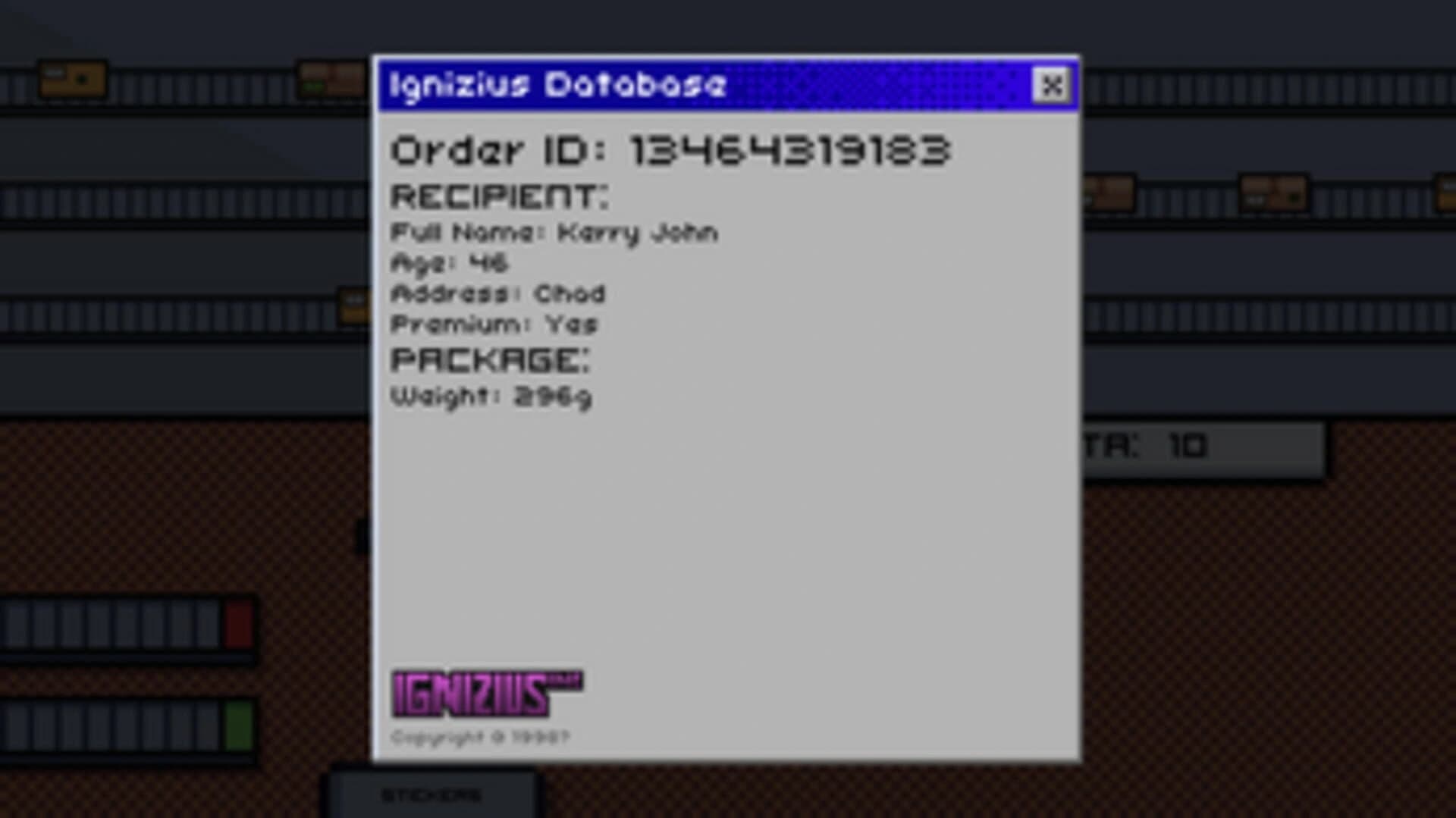 Unpacking screenshot 2