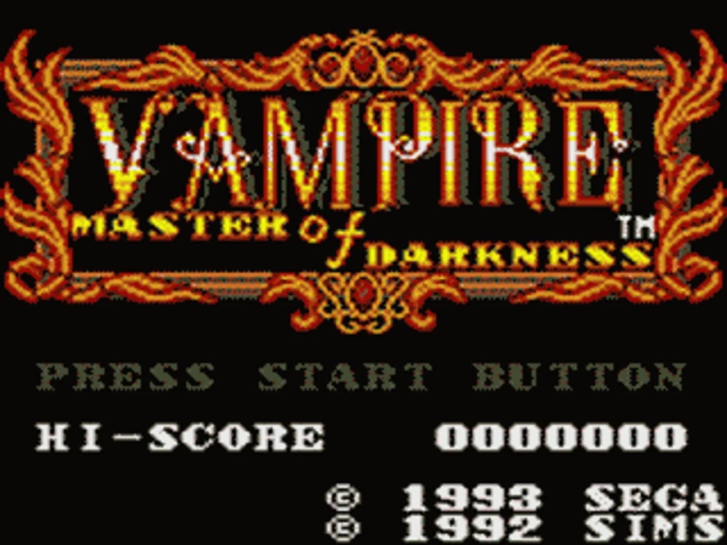 Vampire: Master of Darkness screenshot 1