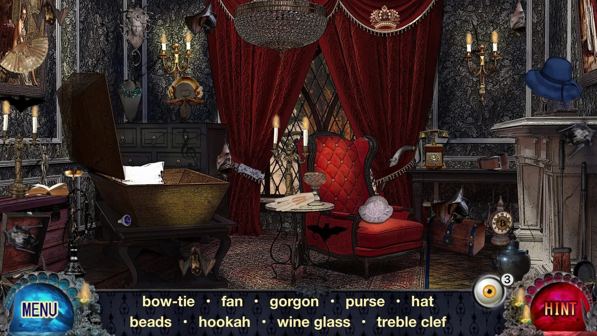 Vampire & Monsters: Hidden Object Games screenshot 3